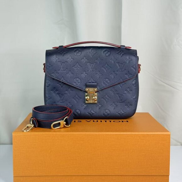 Louis Vuitton Blue Empreinte Metis Shoulder Bag - Picture 1 of 10